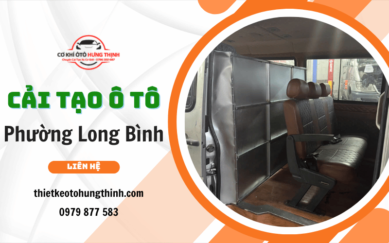 cải tạo ô tô phường Long Bình