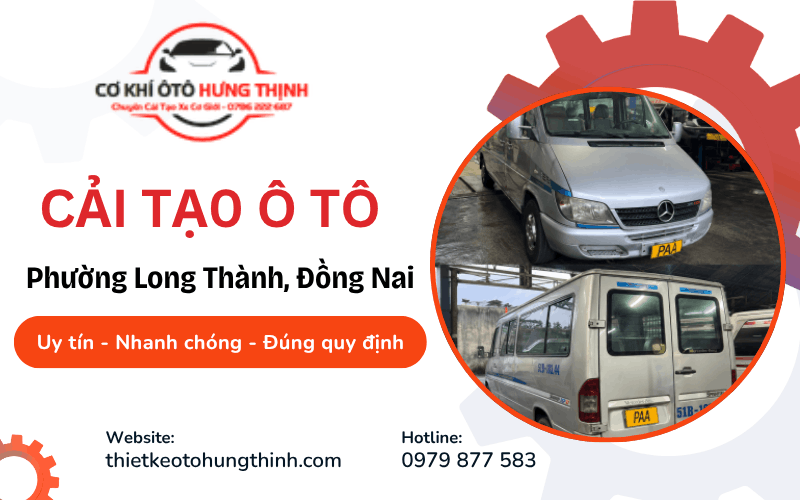 Cải tạo ô tô phường Long Thành