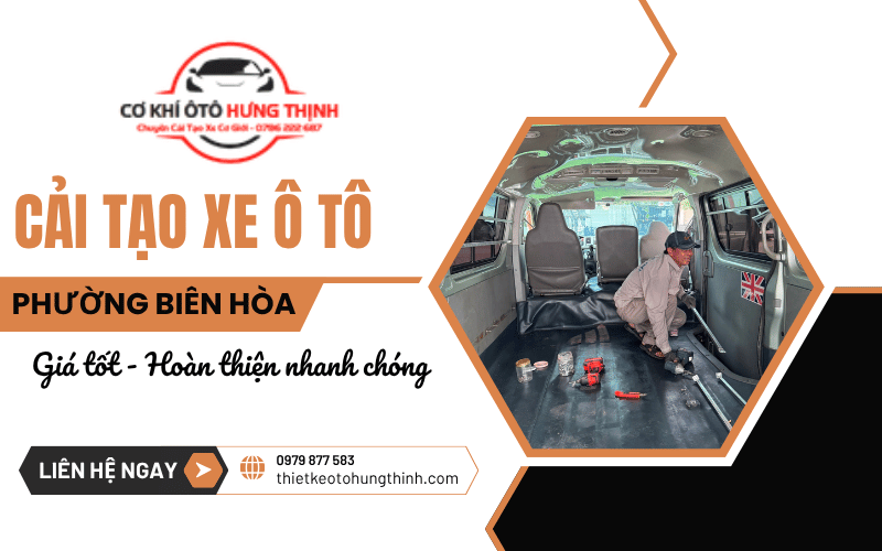 cải tạo xe ô tô phường Biên Hòa