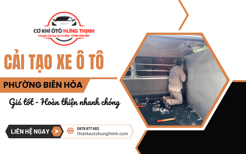 cải tạo xe ô tô phường Biên Hòa