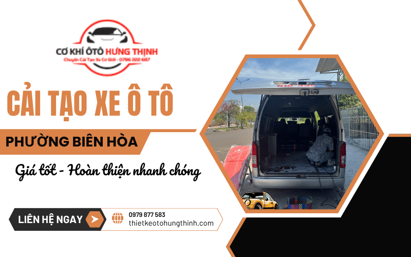 cải tạo xe ô tô phường Biên Hòa