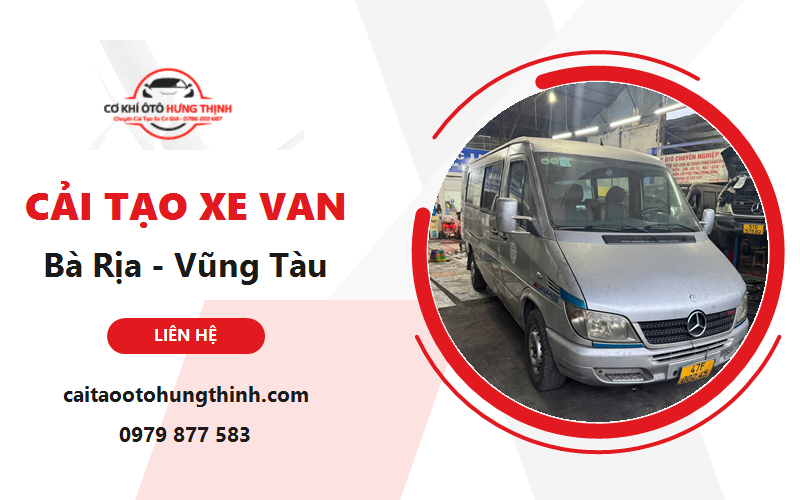 cải tạo xe van Bà Rịa