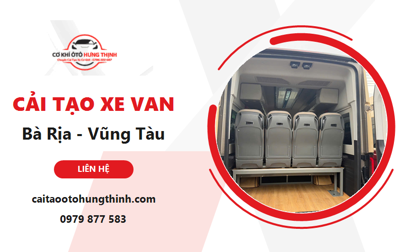 cải tạo xe van Bà Rịa