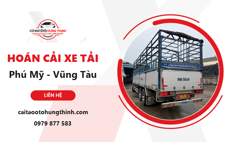 hoán cải xe tải Phú Mỹ