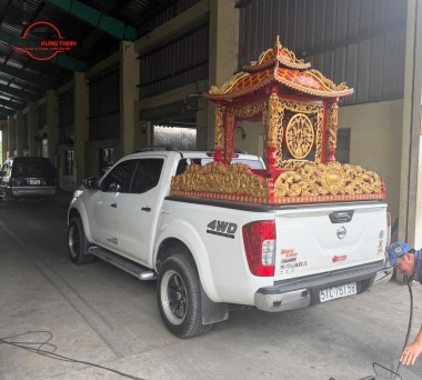 Gia công lắp đặt khung đỡ kiệu, kiệu phật